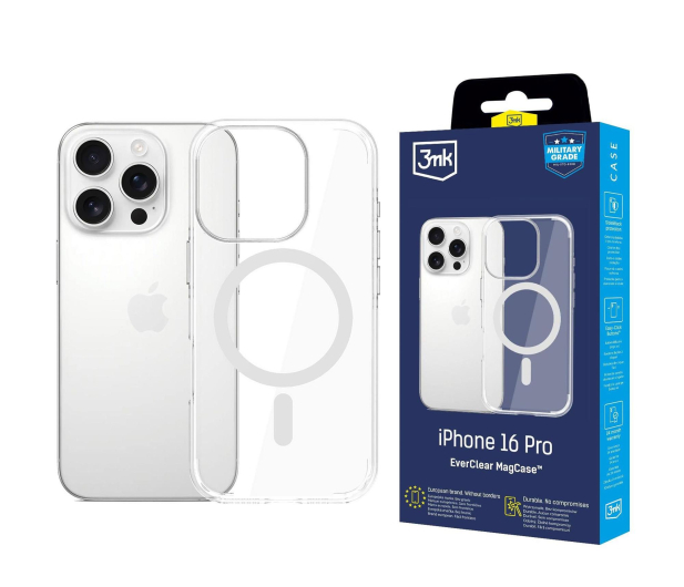 3MK EverClear MagCase do iPhone 16 Pro 5903108657211 - 1344398 - zdjęcie
